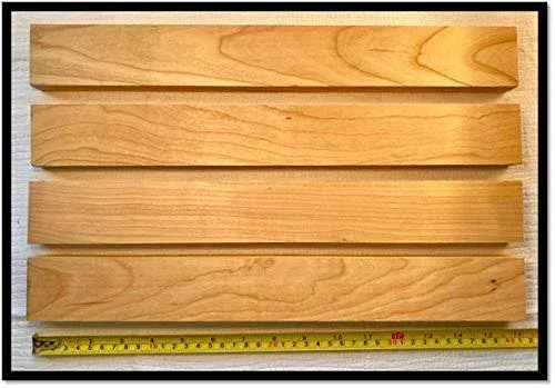 Woodchucks Wood 3/4 Inch x 2 Inch x 16 Inch Solid Hardwood Lumber as Cutting Board Wood