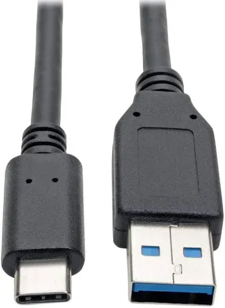 Tripp Lite USB C to USB-A Cable 5 Gbps USB 3.1 Gen 1 M/M USB Type C 6ft