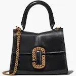 Marc Jacobs Black 'The St. Marc Mini' Top Handle Bag