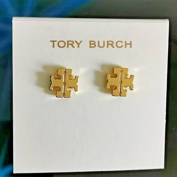 $98 Tory Burch Women&#039;s Gold Kira Genuine Pearl Drop Earring