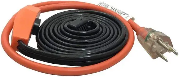 HC6A Automatic Electric Heat Kit Heating Cables, 6 Feet, Black