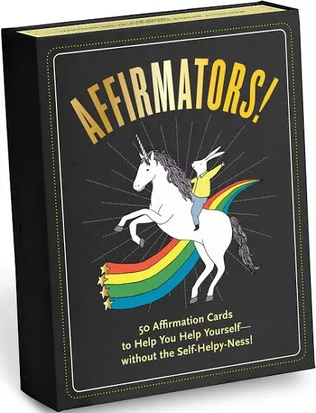 Affirmators! 50 Affirmation Cards to Help You Help Yourself Brand New Sealed Box