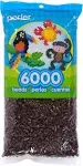 Perler Beads 6,000/Pkg - Brown