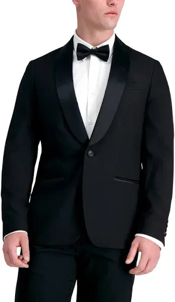 Haggar Men's Premium Comfort Slim-Fit Shawl Collar Tuxedo Jacket