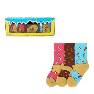 Bioworld Youth Frosted Donuts Novelty Crew Socks