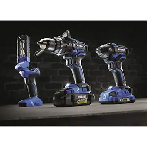 Kobalt XTR 24-Volt 3-Tool Brushless Power Tool Combo Kit