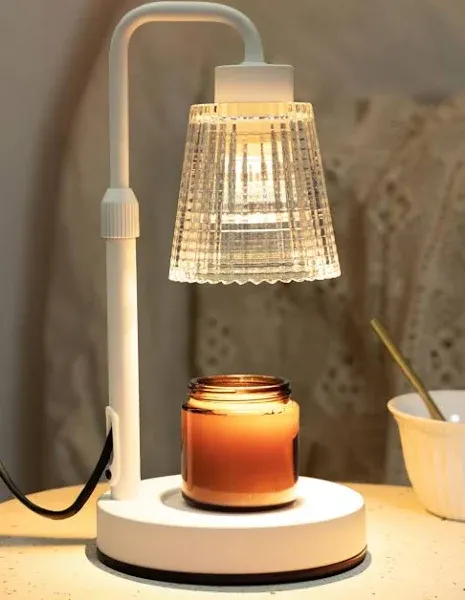 Candle Warmer Lamp - Electric Wax Melt Warmer with 2 Bulbs, Perfect Home Gift