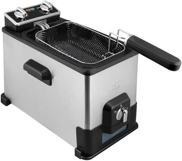 Kalorik 4.2 Quart Deep Fryer with Oil Filtration XL