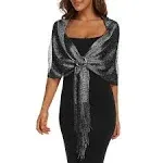 Rheane Shawls and Wraps for Evening Dresses Shawl Wraps for Women with Buckle for Evening Party Dresses Wedding Party