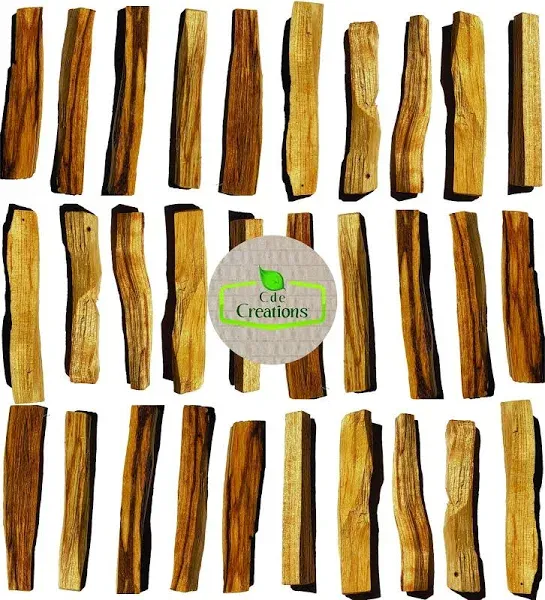 60 Palo Santo Smudging Bulk Lot Sticks, High Resin Palo Santo, Holy Wood. Premium Certified Authentic, Wild Harvested Incense Stick for Purifying, Cleansing, Healing (60 Sticks)