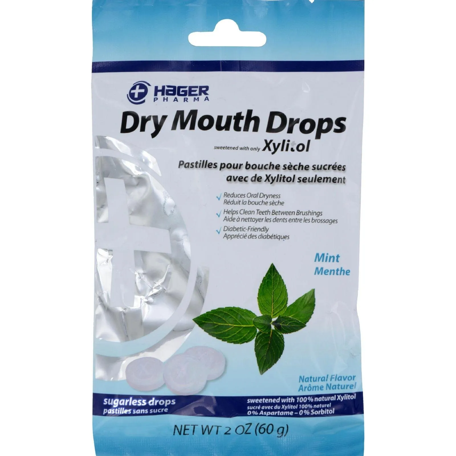 Buy Dry Mouth Drops Mint 2 Oz By Hager Pharma | Herbspro.com