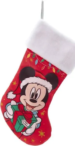 Disney Mickey Mouse with Present Christmas Stocking