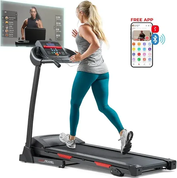 Sunny Health & Fitness Manual Incline Smart Treadmill SF-T4400SMART