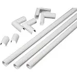 Wiremold C110 CordMate Cord Channel Kit, White