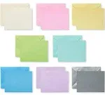 American Greetings Single Panel Blank Cards with Envelopes, Pastel (100-Count)