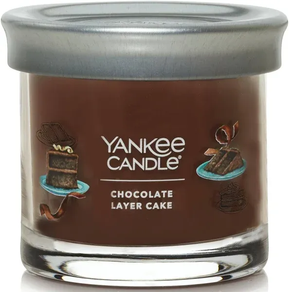 Chocolate Layer Cake Scented Candle - 4.3oz Small Tumbler with 20+ Hour Burn