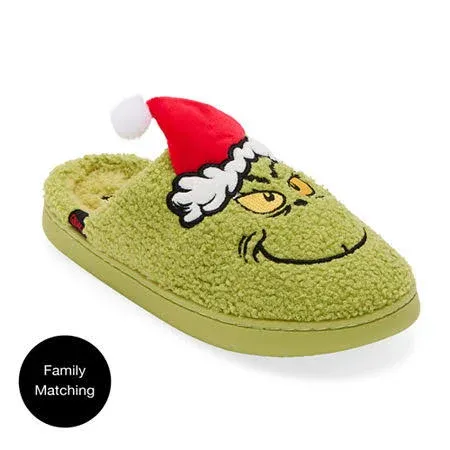 Dr Seuss The Grinch 3D Hat Christmas House Slipper