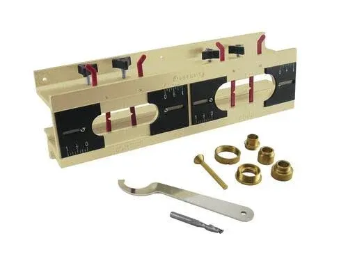 General Tools Mortise and Tenon Jig - Drill Template Set with Hollow C