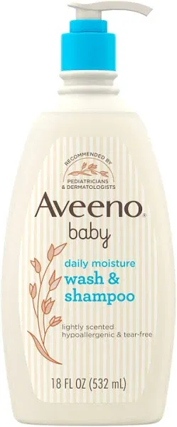 Aveeno Baby Wash &amp; Shampoo for Hair &amp; Body, Tear-Free, Fresh, 8 Oz