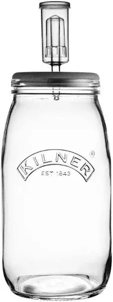 Kilner Fermentation Food Set With 3L Clip Top Jar Sauerkraut Kimchi Pickles