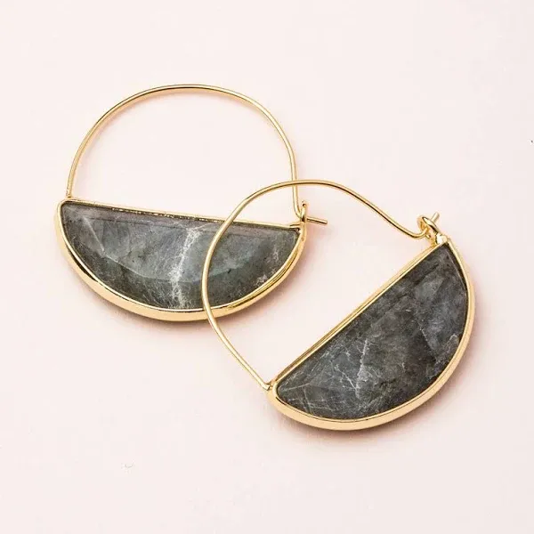 Scout Curated Wears Stone Prism Hoop