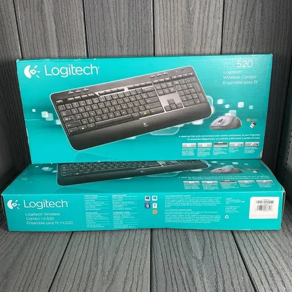 (1) NEW SEALED Logitech 920-002553 MK520 Wireless Keyboard and Mouse Combo