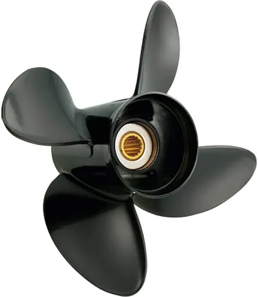 Solas 3413-130-15 Amita 4 Aluminum 4-Blade Propeller - RH, 13" Diameter x 15" Pitch x 15-Spline