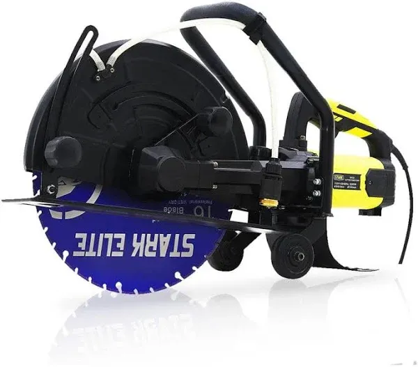 16 in. 3200-Watt Circular Cut Concrete Saw Cutter with Water Line Attachment