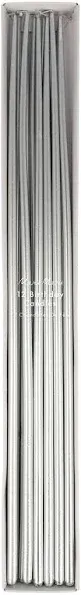 Meri Meri Silver Tall Tapered Candles