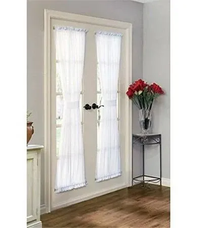 Thermavoile Rhapsody Lined Light Filtering Window Treatment for Doors Rod