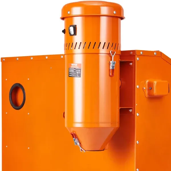 VEVOR Dust Collection System 1200W 1.8 Gallon Dust Collector Media Reclaimer JCQLJ1400W00ISYF3V1