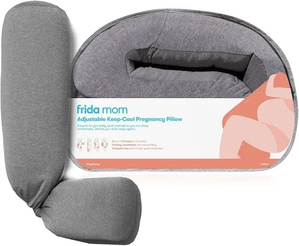 Frida Mom Adjustable Keep-Cool Pregnancy Pillow