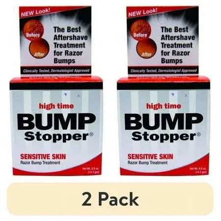 High Time Bump Stopper-2 Double Strength Razor Bump Treatment, 0.5oz  E16C