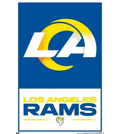 Trends International Nfl Los Angeles Rams Logo 21 Wall Poster