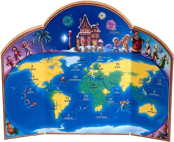 Haute Decor Advent Calendar Christmas Around the World