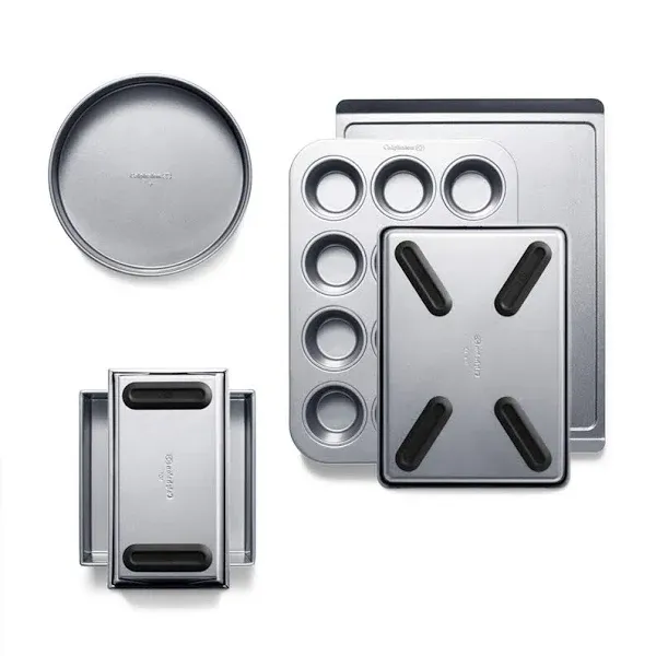 Calphalon Premier 6-Piece Countertop Safe Bakeware Set Grey