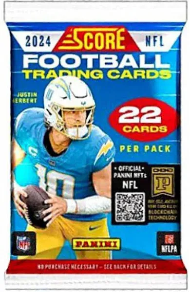 NFL Panini 2024 Score Football Trading Card Blaster Pack