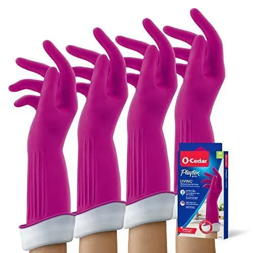 Playtex Living Reuseable Rubber Cleaning Gloves