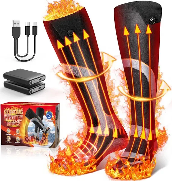 5000 mAh Rechargeable Electric Heated Socks