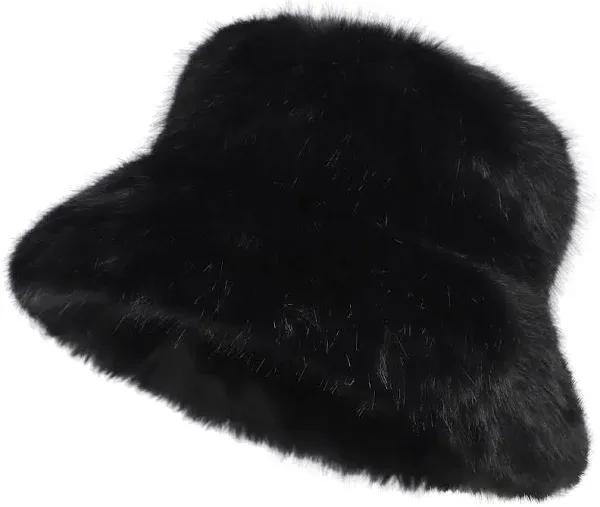 Nanette Lepore Faux Fur Bucket Hat