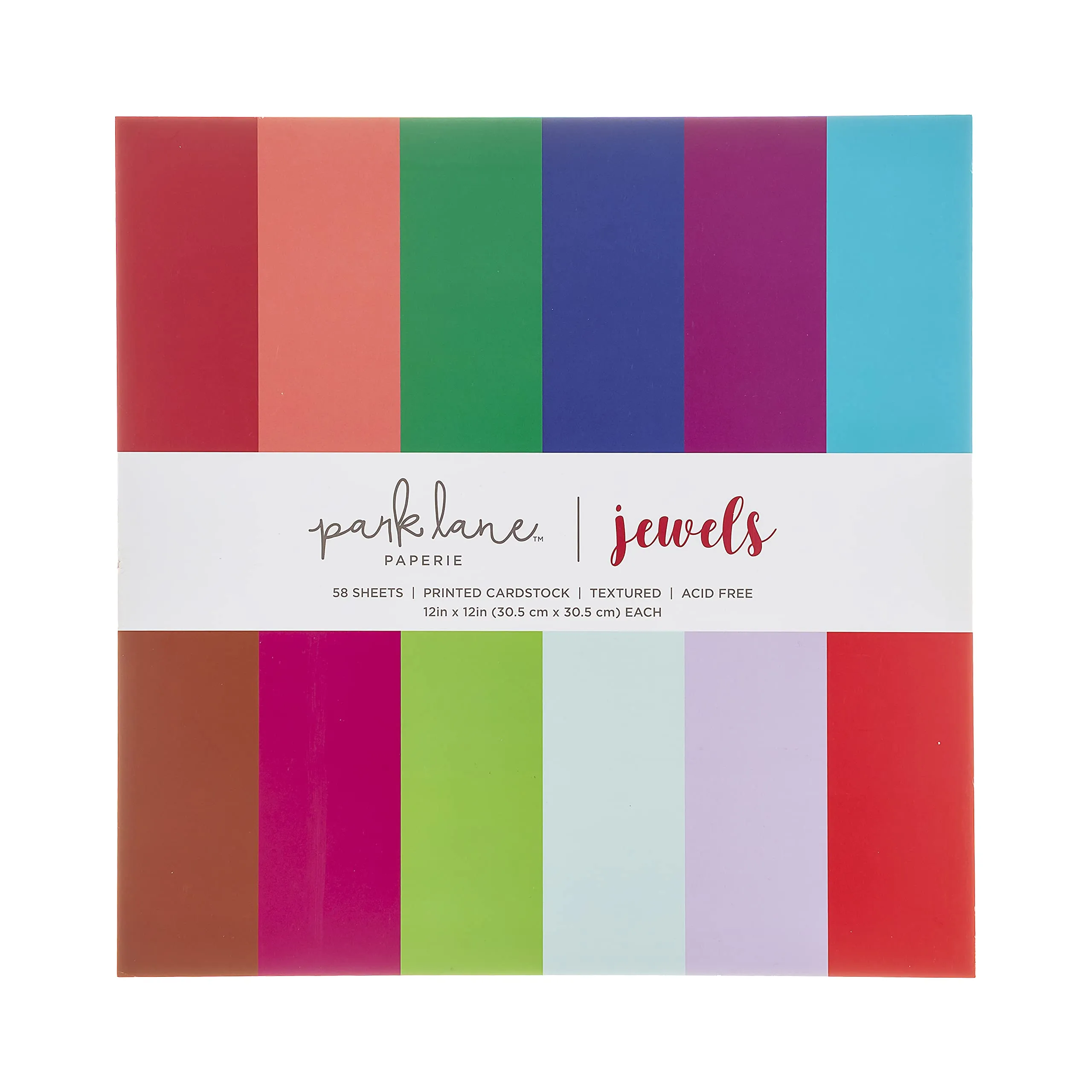 Park Lane 12x12 Variety Pack 58 Sheets Cardstock