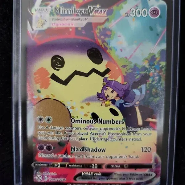 Pokemon Trading Card Game Sword & Shield Brilliant Stars Ultra Rare Mimikyu Vmax Tg17