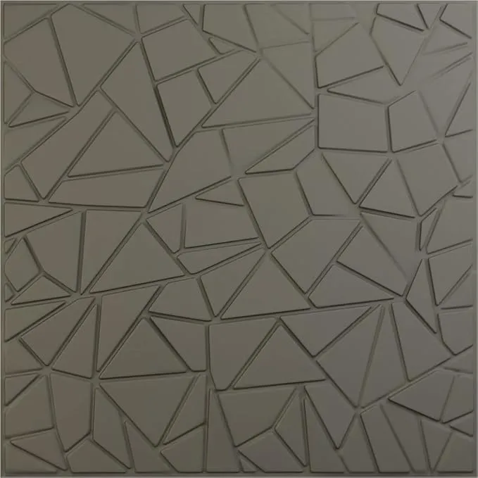 Ekena Millwork WP20X20EWWH 19 5/8"W x 19 5/8"H Elwod EnduraWall Decorative 3D Wall Panel Covers 2.67 Sq. Ft.