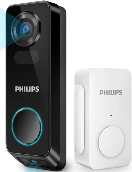 Philips Home Access 2K Dual-Cam Video Doorbell