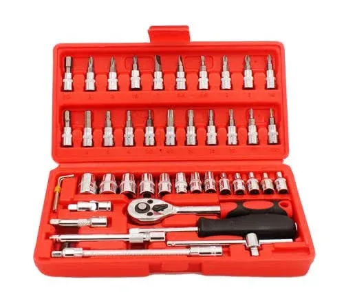 Uten Torx Socket Sets, Drive Male Female Torx Bit Socket Set, Star Socket Set for Automotive Repair & Household-46 Pcs Ratchet set Mechanic Tools, Valentine's Day gifts for men.