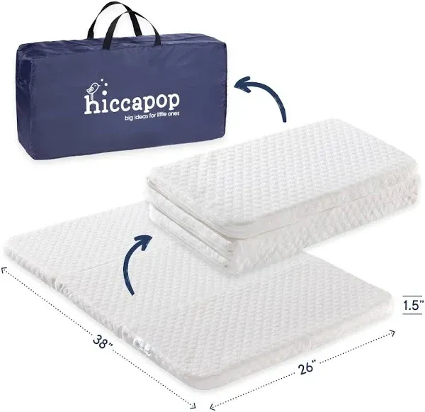 Hiccapop Tri-Fold Pack 'N Play Playpen Pad