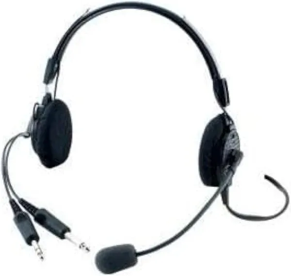 Telex Airman 850 ANR Headset - XLR-5-12C Airbus Connection