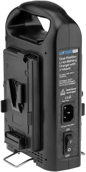 Watson Pro Dual Position Li-Ion Battery Charger (V-Mount)