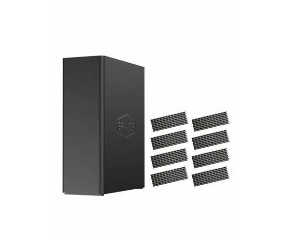 TERRAMASTER F8 SSD NAS Storage - 8Bay All SSD NAS Server N95 QuadCore CPU, 8GB DDR5 RAM, 10GbE Port, 8 Heat Sinks Included, Palm-Sized Powerful Network Attached Storage (Diskless)