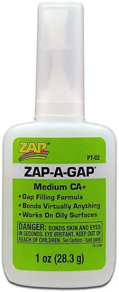 Zap-A-Gap Zap Gel CA Adhesive, 0.1oz.